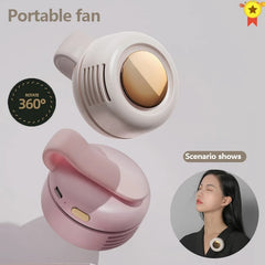 Mini Clip Fan Hanging Waist Neck Fan