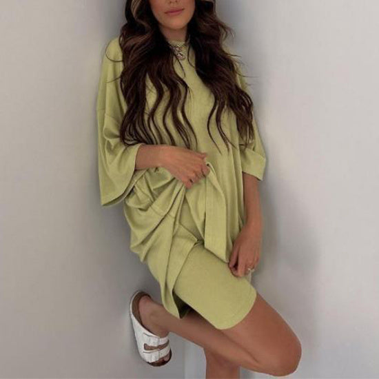 Summer Shorts Suit Fashion Loose Short-sleeved